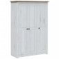 vidaXL Kleiderschrank 3-Türig Weiß 118×50×171,5 cm Kiefer Panama Serie vidaXL Kleiderschrank 3-Türig Weiß 118×50×171,5 cm Kiefer Panama Serie
