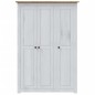 vidaXL Kleiderschrank 3-Türig Weiß 118×50×171,5 cm Kiefer Panama Serie vidaXL Kleiderschrank 3-Türig Weiß 118×50×171,5 cm Kiefer Panama Serie