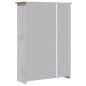 vidaXL Kleiderschrank 3-Türig Weiß 118×50×171,5 cm Kiefer Panama Serie vidaXL Kleiderschrank 3-Türig Weiß 118×50×171,5 cm Kiefer Panama Serie