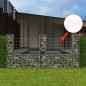 Gabionenkorb U-Form Stahl 240×20×100 cm Gabionenkorb U-Form Stahl 240×20×100 cm