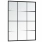 Wandspiegel Schwarz 80x60 cm Metall Wandspiegel Schwarz 80x60 cm Metall