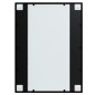 Wandspiegel Schwarz 80x60 cm Metall Wandspiegel Schwarz 80x60 cm Metall