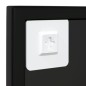 Wandspiegel Schwarz 80x60 cm Metall Wandspiegel Schwarz 80x60 cm Metall