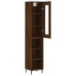 Highboard Braun Eichen-Optik 34,5x34x180 cm Holzwerkstoff Highboard Braun Eichen-Optik 34,5x34x180 cm Holzwerkstoff