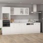 Mikrowellenumbauschrank Weiß 60x57x207 cm Holzwerkstoff Mikrowellenumbauschrank Weiß 60x57x207 cm Holzwerkstoff
