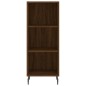 Highboard Braun Eichen-Optik 34,5x34x180 cm Holzwerkstoff Highboard Braun Eichen-Optik 34,5x34x180 cm Holzwerkstoff