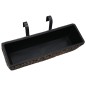 vidaXL Blumenkasten 2 Stk. Wasserhyazinthe Braun vidaXL Blumenkasten 2 Stk. Wasserhyazinthe Braun