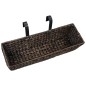 vidaXL Blumenkasten 2 Stk. Wasserhyazinthe Braun vidaXL Blumenkasten 2 Stk. Wasserhyazinthe Braun