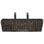 vidaXL Blumenkasten 2 Stk. Wasserhyazinthe Braun vidaXL Blumenkasten 2 Stk. Wasserhyazinthe Braun