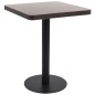 vidaXL Bistrotisch Dunkelbraun 60x60 cm MDF vidaXL Bistrotisch Dunkelbraun 60x60 cm MDF