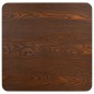 vidaXL Bistrotisch Dunkelbraun 60x60 cm MDF vidaXL Bistrotisch Dunkelbraun 60x60 cm MDF