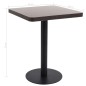 vidaXL Bistrotisch Dunkelbraun 60x60 cm MDF vidaXL Bistrotisch Dunkelbraun 60x60 cm MDF