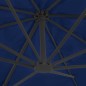 Ampelschirm mit Aluminium-Mast 4 x 3 m Azurblau Ampelschirm mit Aluminium-Mast 4 x 3 m Azurblau