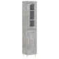 vidaXL Highboard Betongrau 34,5x34x180 cm Holzwerkstoff vidaXL Highboard Betongrau 34,5x34x180 cm Holzwerkstoff