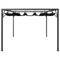 Gartenpavillon mit ausziehbarem Dach 3×3 m Anthrazit Gartenpavillon mit ausziehbarem Dach 3×3 m Anthrazit