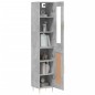 vidaXL Highboard Betongrau 34,5x34x180 cm Holzwerkstoff vidaXL Highboard Betongrau 34,5x34x180 cm Holzwerkstoff