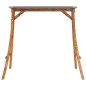 Schaukelgestell mit Dach Anthrazit Bugholz mit Teak-Finish Schaukelgestell mit Dach Anthrazit Bugholz mit Teak-Finish