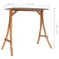 Schaukelgestell mit Dach Anthrazit Bugholz mit Teak-Finish Schaukelgestell mit Dach Anthrazit Bugholz mit Teak-Finish