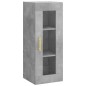 vidaXL Highboard Betongrau 34,5x34x180 cm Holzwerkstoff vidaXL Highboard Betongrau 34,5x34x180 cm Holzwerkstoff