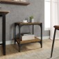 vidaXL TV-Schrank Räuchereiche 40x33x41 cm Holzwerkstoff und Stahl vidaXL TV-Schrank Räuchereiche 40x33x41 cm Holzwerkstoff und Stahl