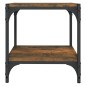 vidaXL TV-Schrank Räuchereiche 40x33x41 cm Holzwerkstoff und Stahl vidaXL TV-Schrank Räuchereiche 40x33x41 cm Holzwerkstoff und Stahl