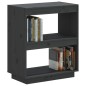 Bücherregal Grau 60x35x71 cm Massivholz Kiefer Bücherregal Grau 60x35x71 cm Massivholz Kiefer