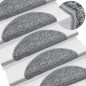 Treppenmatten 15 Stk. Grau 56x17x3 cm Treppenmatten 15 Stk. Grau 56x17x3 cm