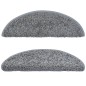 Treppenmatten 15 Stk. Grau 56x17x3 cm Treppenmatten 15 Stk. Grau 56x17x3 cm