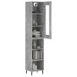 vidaXL Highboard Betongrau 34,5x34x180 cm Holzwerkstoff vidaXL Highboard Betongrau 34,5x34x180 cm Holzwerkstoff