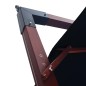 vidaXL Ampelschirm mit Holzmast 400×300 cm Schwarz vidaXL Ampelschirm mit Holzmast 400×300 cm Schwarz