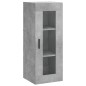 vidaXL Highboard Betongrau 34,5x34x180 cm Holzwerkstoff vidaXL Highboard Betongrau 34,5x34x180 cm Holzwerkstoff
