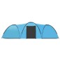 Camping-Zelt Iglu 650x240x190 cm 8 Personen Blau Camping-Zelt Iglu 650x240x190 cm 8 Personen Blau