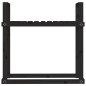 vidaXL Kaminholzregal Schwarz 110x35x108,5 cm Massivholz Kiefer vidaXL Kaminholzregal Schwarz 110x35x108,5 cm Massivholz Kiefer