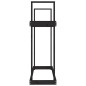 vidaXL Kaminholzregal Schwarz 110x35x108,5 cm Massivholz Kiefer vidaXL Kaminholzregal Schwarz 110x35x108,5 cm Massivholz Kiefer
