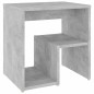 Nachttisch Betongrau 40x30x40 cm Holzwerkstoff Nachttisch Betongrau 40x30x40 cm Holzwerkstoff