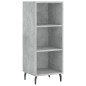 vidaXL Highboard Betongrau 34,5x34x180 cm Holzwerkstoff vidaXL Highboard Betongrau 34,5x34x180 cm Holzwerkstoff