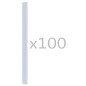vidaXL Clips für Sichtschutzstreifen 100 Stk. PVC Transparent vidaXL Clips für Sichtschutzstreifen 100 Stk. PVC Transparent