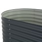 Garten-Hochbeet 160x80x81 cm Verzinkter Stahl Grau Garten-Hochbeet 160x80x81 cm Verzinkter Stahl Grau