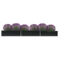 vidaXL Garten-Hochbeet Verzinkter Stahl 480x80x45 cm Anthrazit vidaXL Garten-Hochbeet Verzinkter Stahl 480x80x45 cm Anthrazit