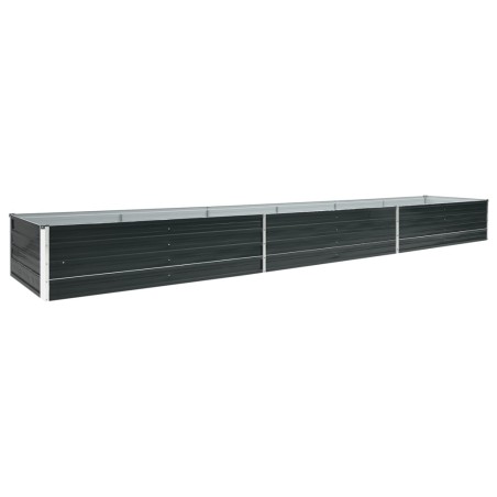 vidaXL Garten-Hochbeet Verzinkter Stahl 480x80x45 cm Anthrazit