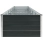 vidaXL Garten-Hochbeet Verzinkter Stahl 480x80x45 cm Anthrazit vidaXL Garten-Hochbeet Verzinkter Stahl 480x80x45 cm Anthrazit