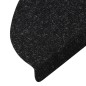 Stufenmatten Selbstklebend 10 Stk. Schwarz 56x17x3 cm Stufenmatten Selbstklebend 10 Stk. Schwarz 56x17x3 cm