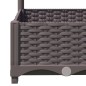 vidaXL Pflanzkübel mit Rankgitter Braun 120x40x121,5 cm PP vidaXL Pflanzkübel mit Rankgitter Braun 120x40x121,5 cm PP
