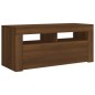 TV-Schrank mit LED-Leuchten Braun Eichen-Optik 90x35x40 cm TV-Schrank mit LED-Leuchten Braun Eichen-Optik 90x35x40 cm