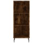 Highboard Räuchereiche 34,5x34x180 cm Holzwerkstoff Highboard Räuchereiche 34,5x34x180 cm Holzwerkstoff