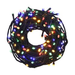 LED-Lichterkette mit 1000 LEDs Mehrfarbig 100 m PVC