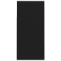 Sideboard mit LED-Leuchten Schwarz 80x35x75 cm Sideboard mit LED-Leuchten Schwarz 80x35x75 cm