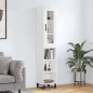 Highboard Weiß 34,5x34x180 cm Holzwerkstoff Highboard Weiß 34,5x34x180 cm Holzwerkstoff