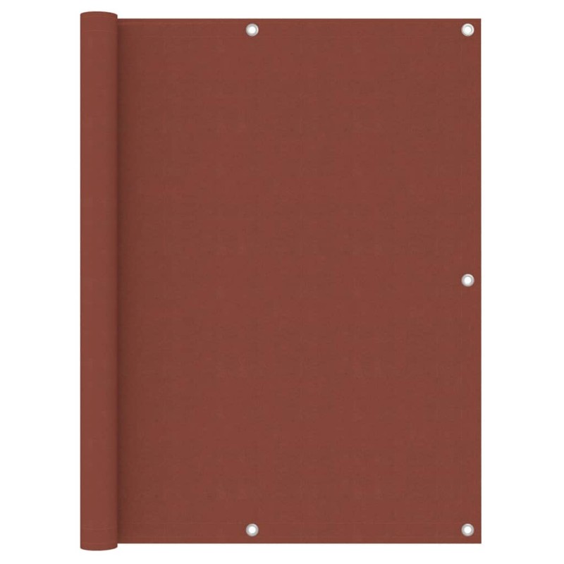Balkon-Sichtschutz Terracotta-Rot 120x600 cm Oxford-Gewebe Balkon-Sichtschutz Terracotta-Rot 120x600 cm Oxford-Gewebe