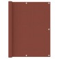 Balkon-Sichtschutz Terracotta-Rot 120x600 cm Oxford-Gewebe Balkon-Sichtschutz Terracotta-Rot 120x600 cm Oxford-Gewebe